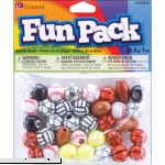 Cousin 34734124 Fun Packs 1-Ounce Bag Assorted Sports Beads  B007W6LT6E